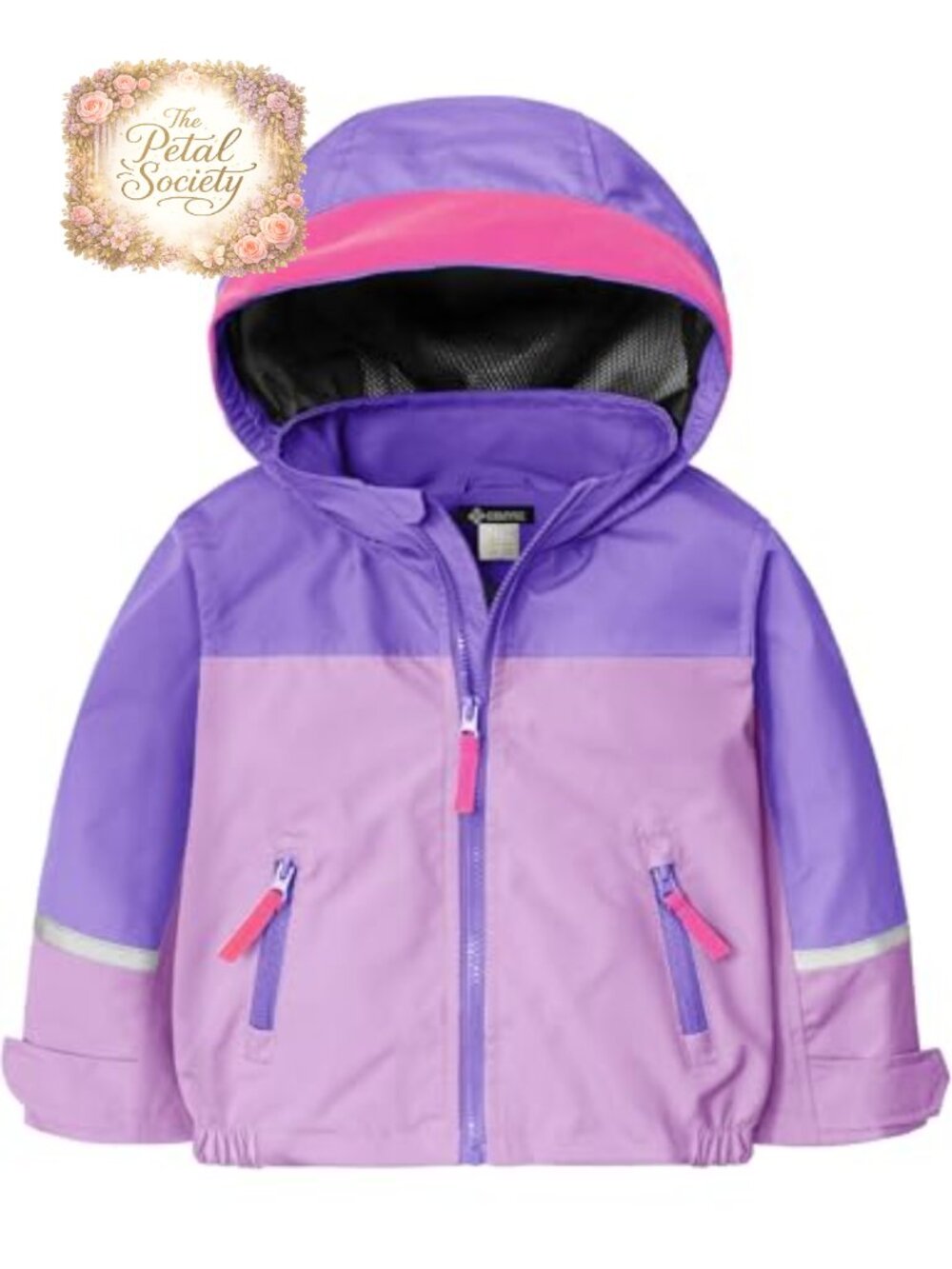 Toddler Rain Jacket Water-Repellent Hooded Coat Boys Girls 2-5T